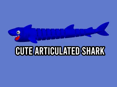 Cute Articulated Shark