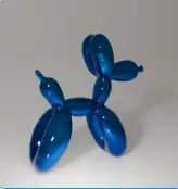 Jeff Koons baloon dog sculpture