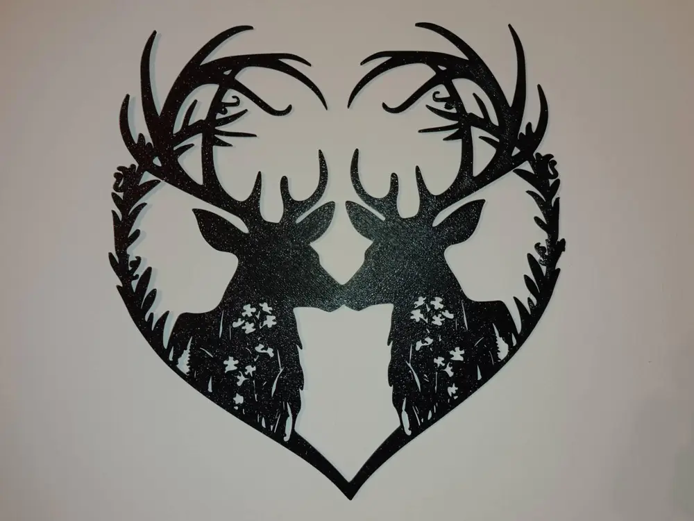 Deer heart frame