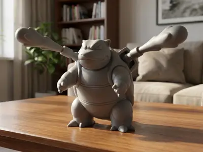 Blastoise HydroPump Action Model