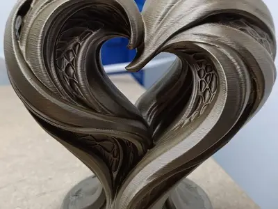 abstract heart decor
