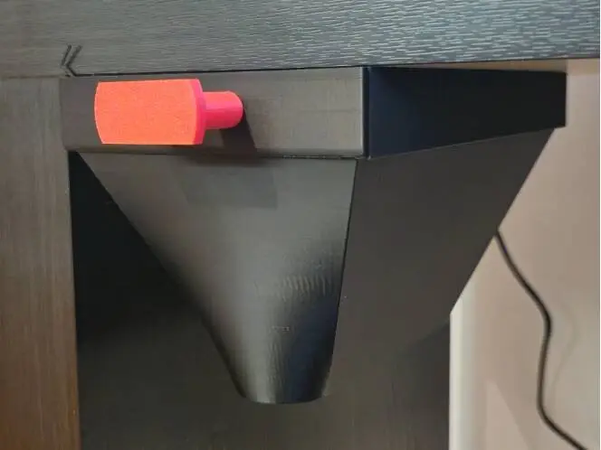 Slide Trash Bin for Desk