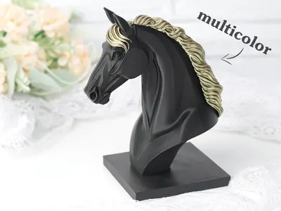 Elegant Horse Bust