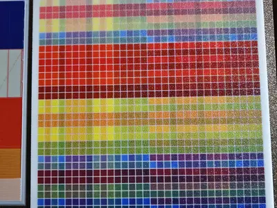 4 色叠加多色1024色基准测试模型/4-color Overlay Multi-color 1024-color Benchmark Test Model