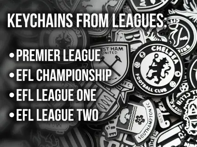 English (GB) Football Clubs Keychains ( AMS )