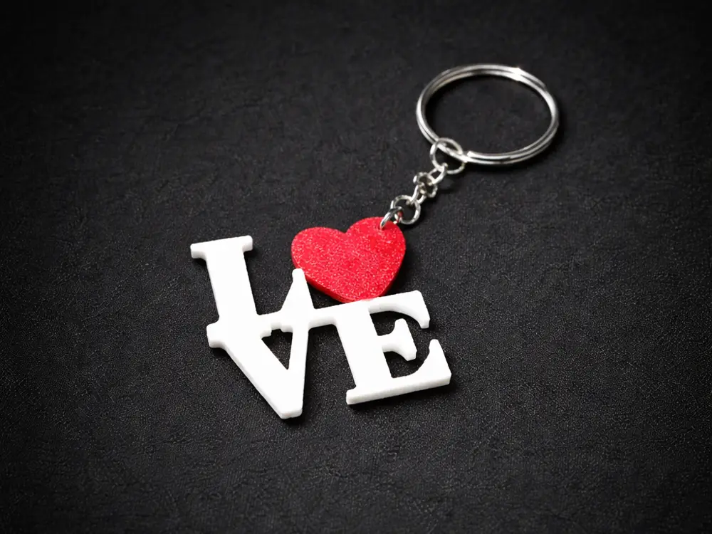LOVE Heart Keychain – Perfect Gift