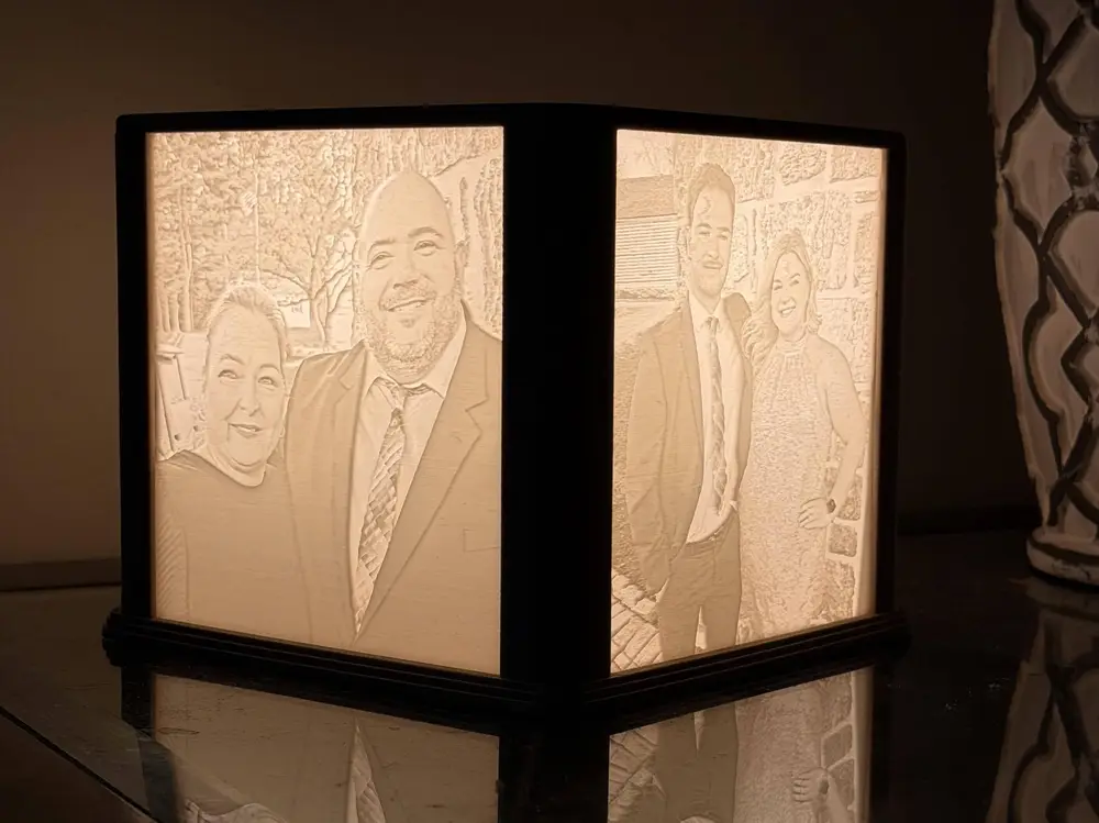 LED Lithophane Lamp - 4 Pictures