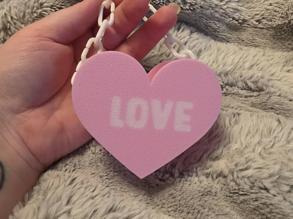 Conversation Heart Bag/Purse
