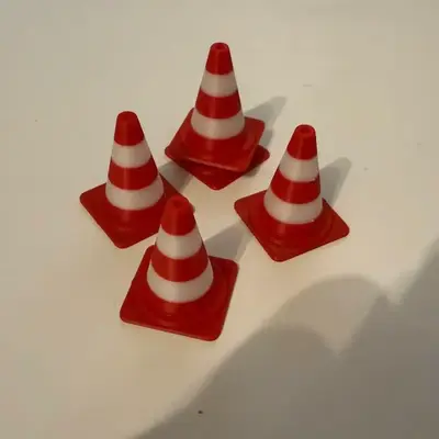 Traffic Cone Toy - Multicolor Fast Print