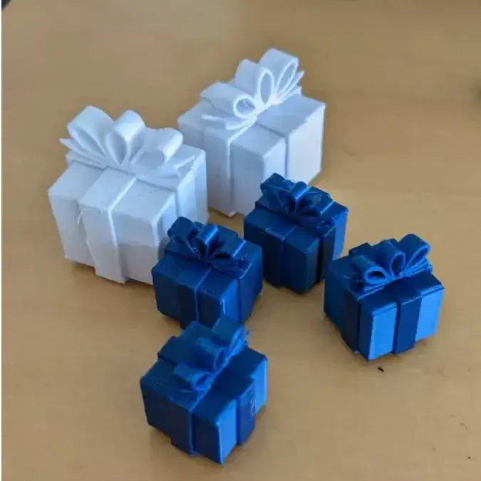 Tiny Christmas Gift Box - Fast Print