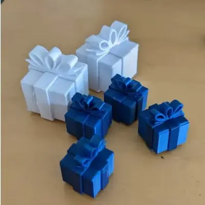 Tiny Christmas Gift Box - Fast Print
