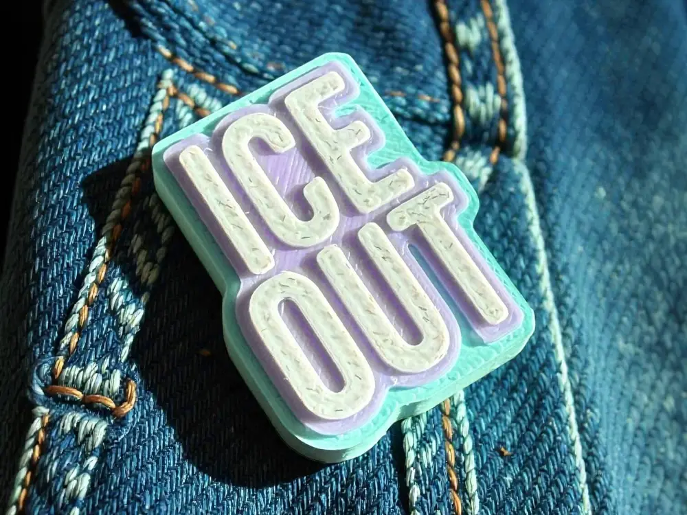 ICE Out Magnetic Pin