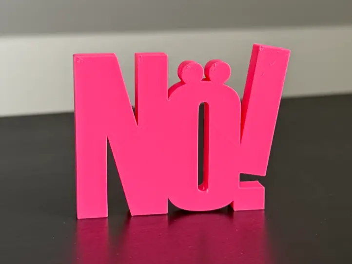 2¡No! Letras