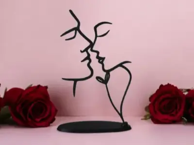 Arte 2D de Amor con soporte