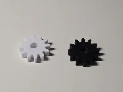 Engranaje Recto Módulo 2.5 | 12 Dientes | Eje D de 9.5mm