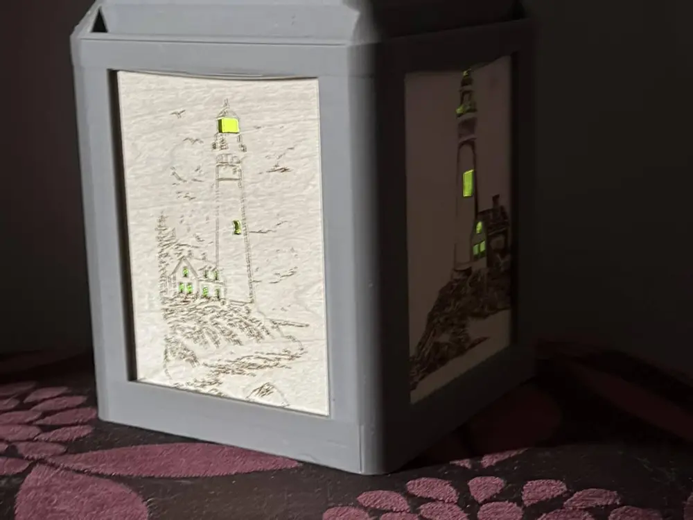 lantern with interchangeable 3.5mm slots
