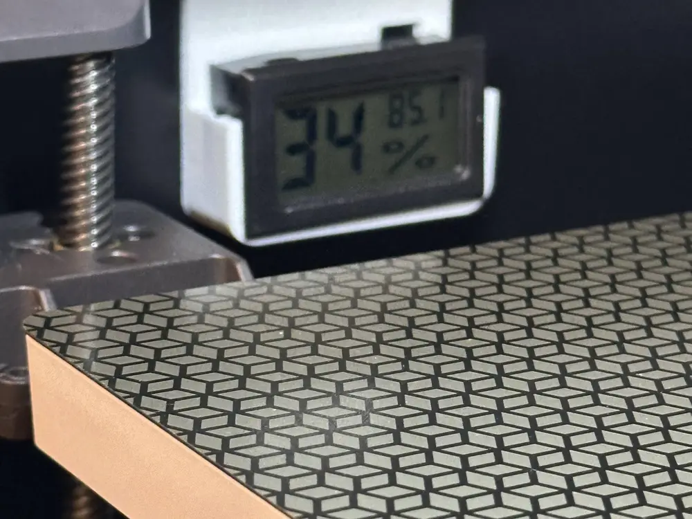 Hygrometer/temperature bracket for Kobra S1