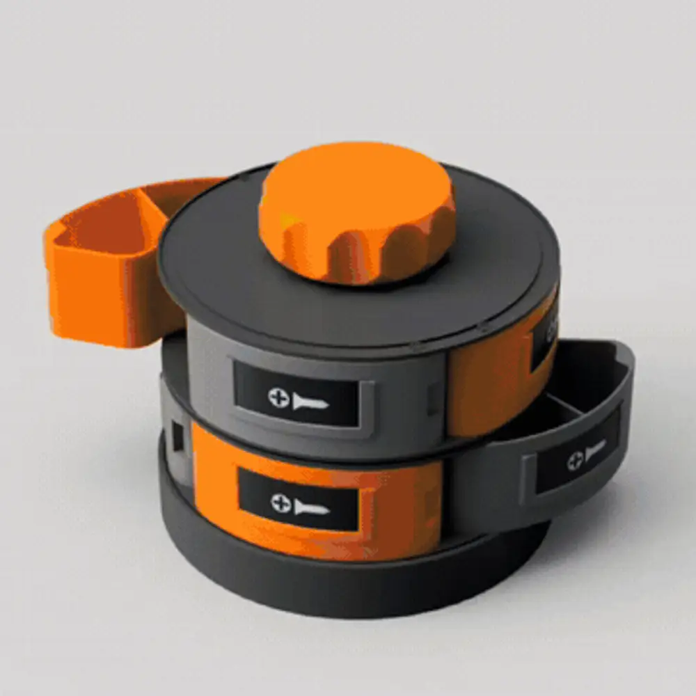 废料盘改造收纳塔Waste Spools Storage Tower（R3D/彩多屋/品锐/天瑞等）