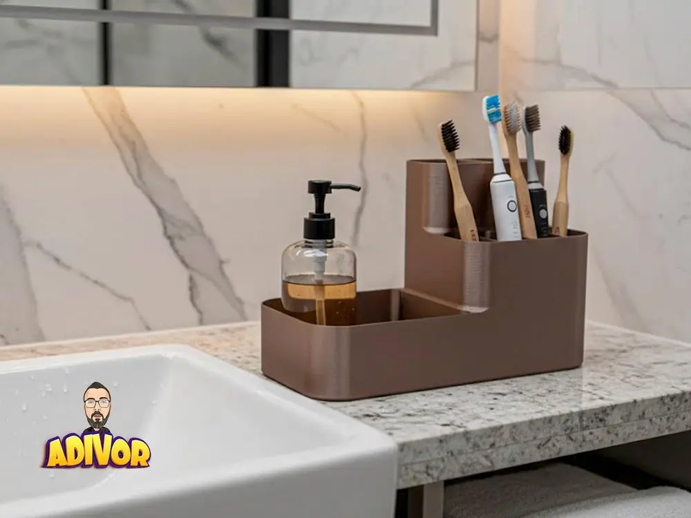Modular Bathroom Organizer - Compact Storage