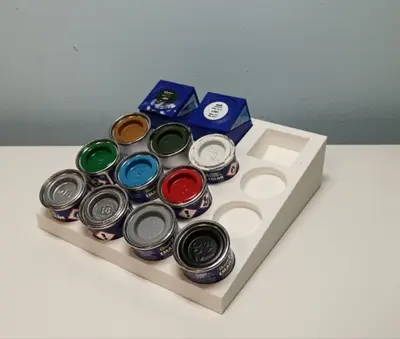 soporte para colores Revell