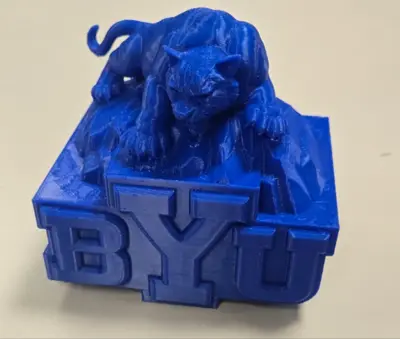 Logo 3D del Puma de BYU