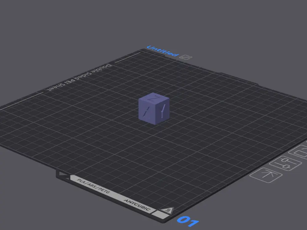 Kobra 3v2 calibration cube
