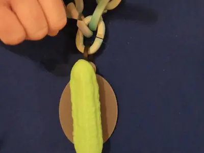 Pickle Spinner Necklace