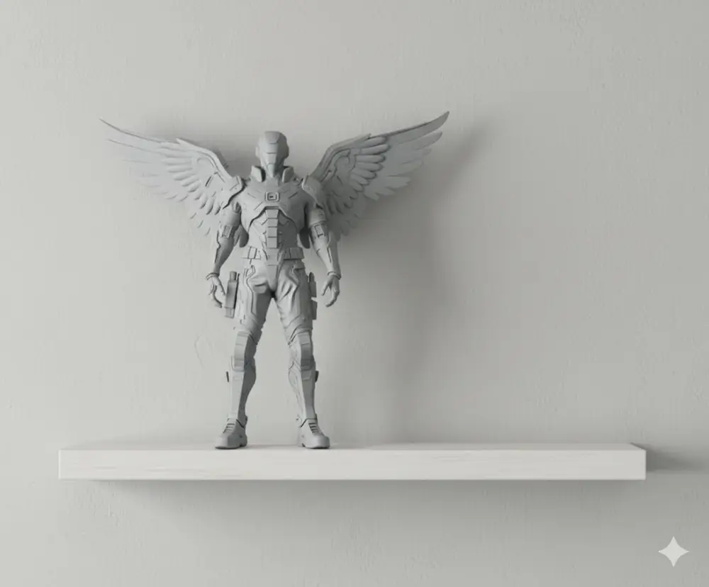 cyberpunk angel soldier 2