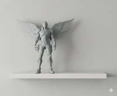 cyberpunk angel soldier 2