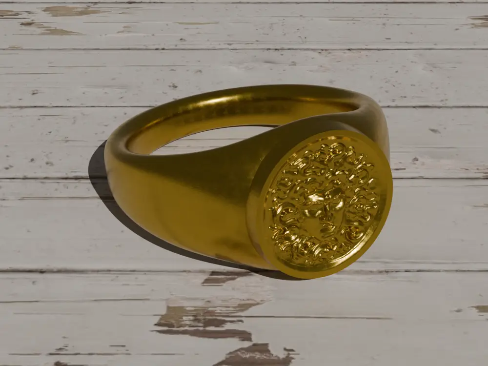 Medusa Ring Signet