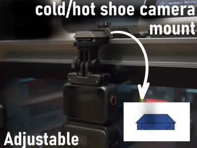 Cold/Hotshoe mount for Kobra S1 timelapses