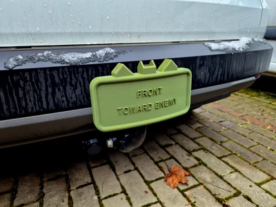 Claymore mine Hitch Ball cover