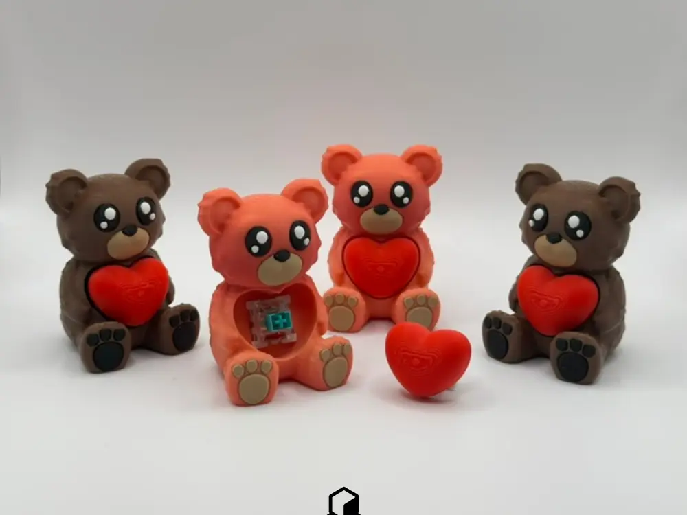 Valentine Teddy Bear Clicker