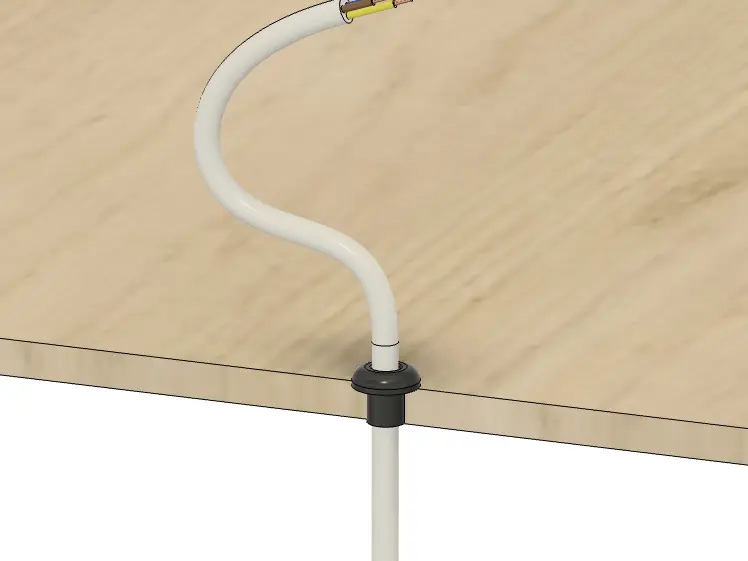 Cable Wall Grommet – 10 mm Wall Thickness