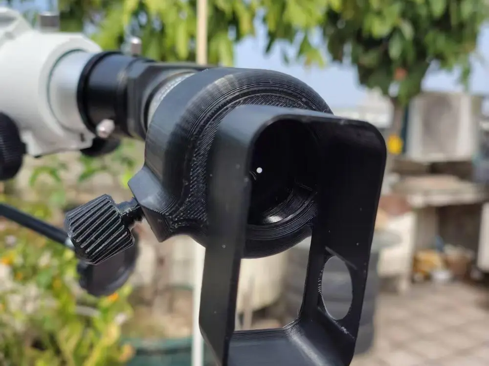 dji osmo nano运动相机适配天文望远镜目镜支架