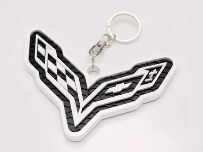 Chevrolet Corvette Keychain