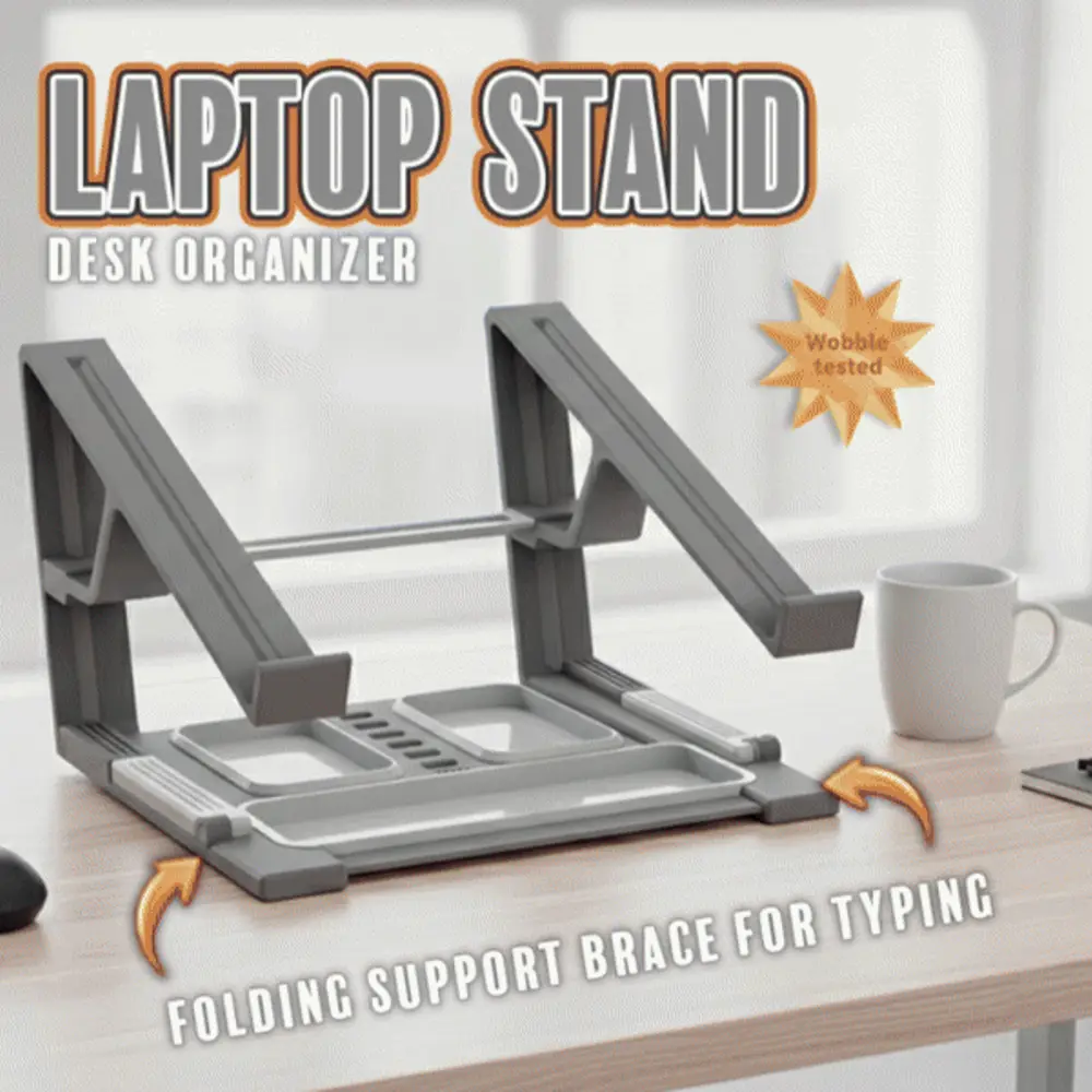 Laptop Stand with locking supports
