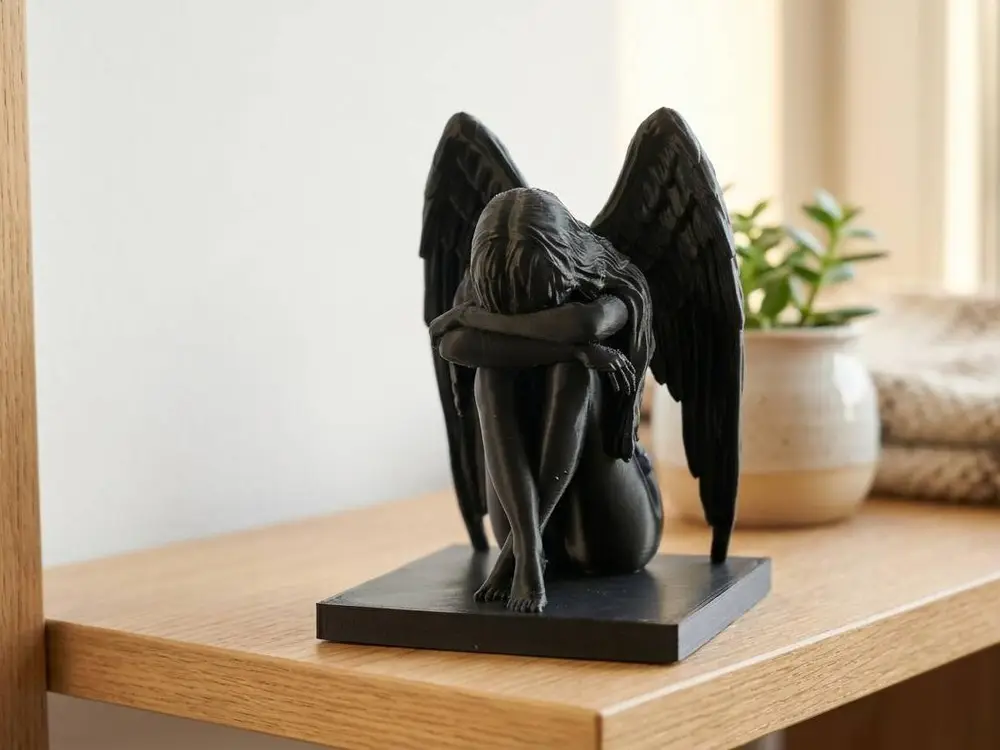 Crying Angel Sculpture