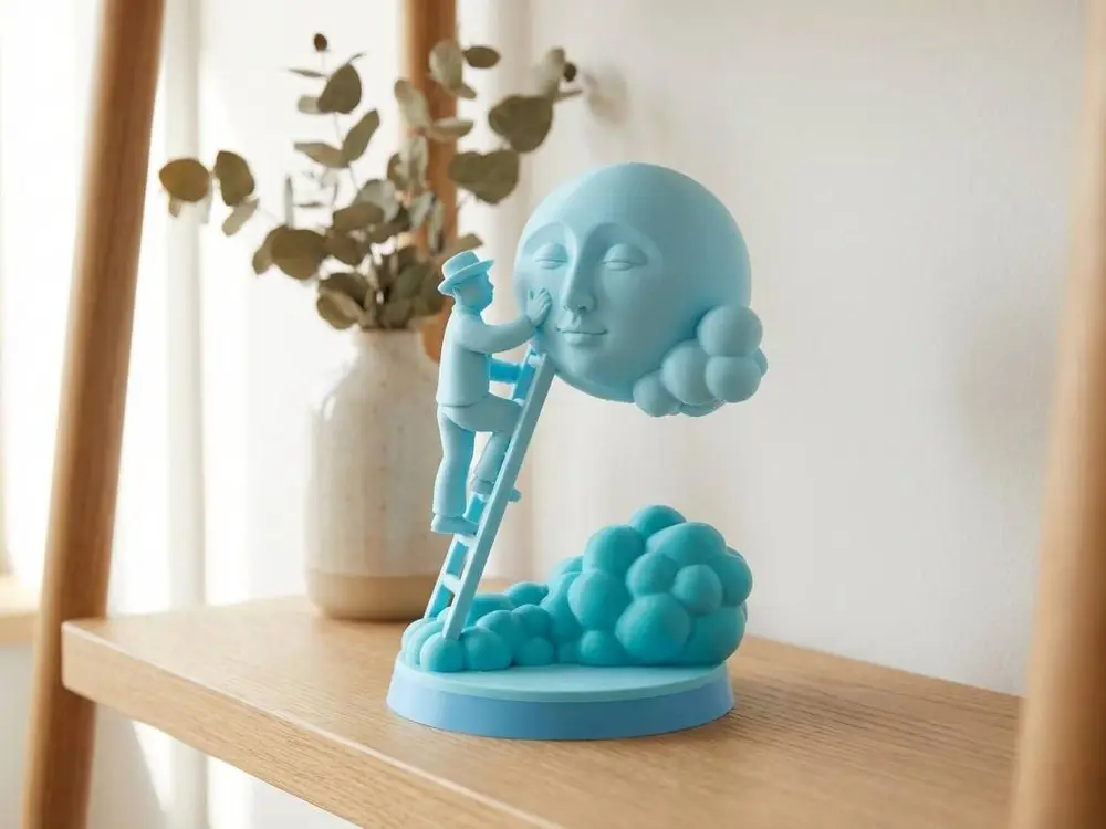 Moon Caretaker Sculpture