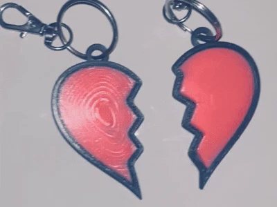 Separate Heart KeyRing