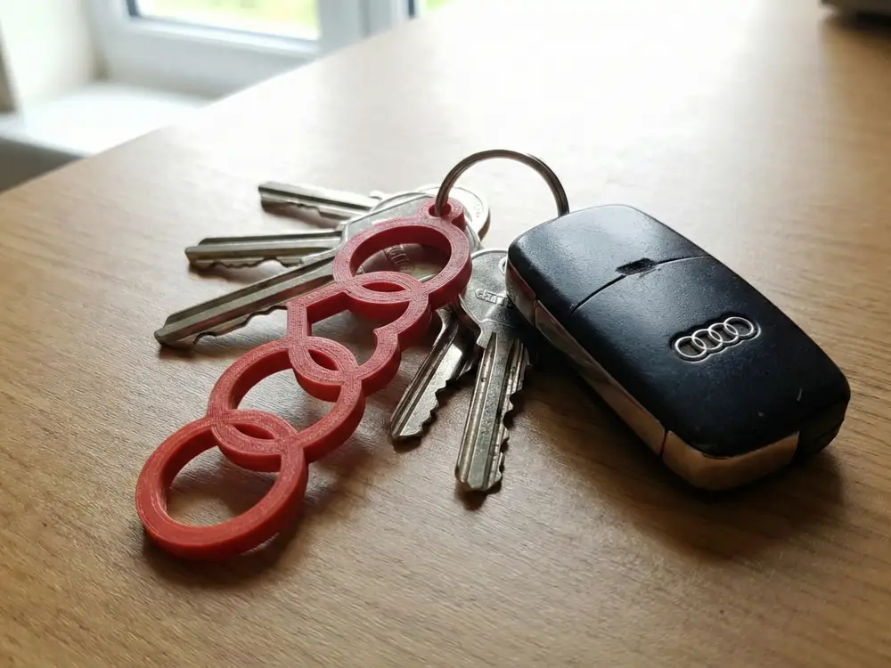 Keychain Audi Heart