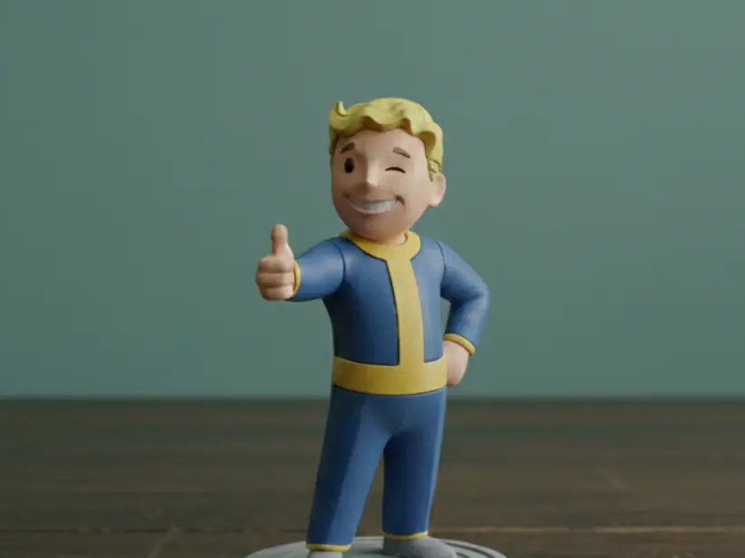 Vault Boy (Fallout) – Retro Game Icon Figure