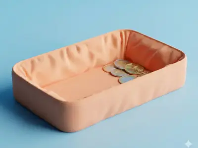 soft looking tray for small things
