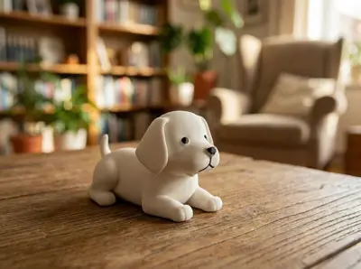Cute Sitting Puppy - Desktop Companion