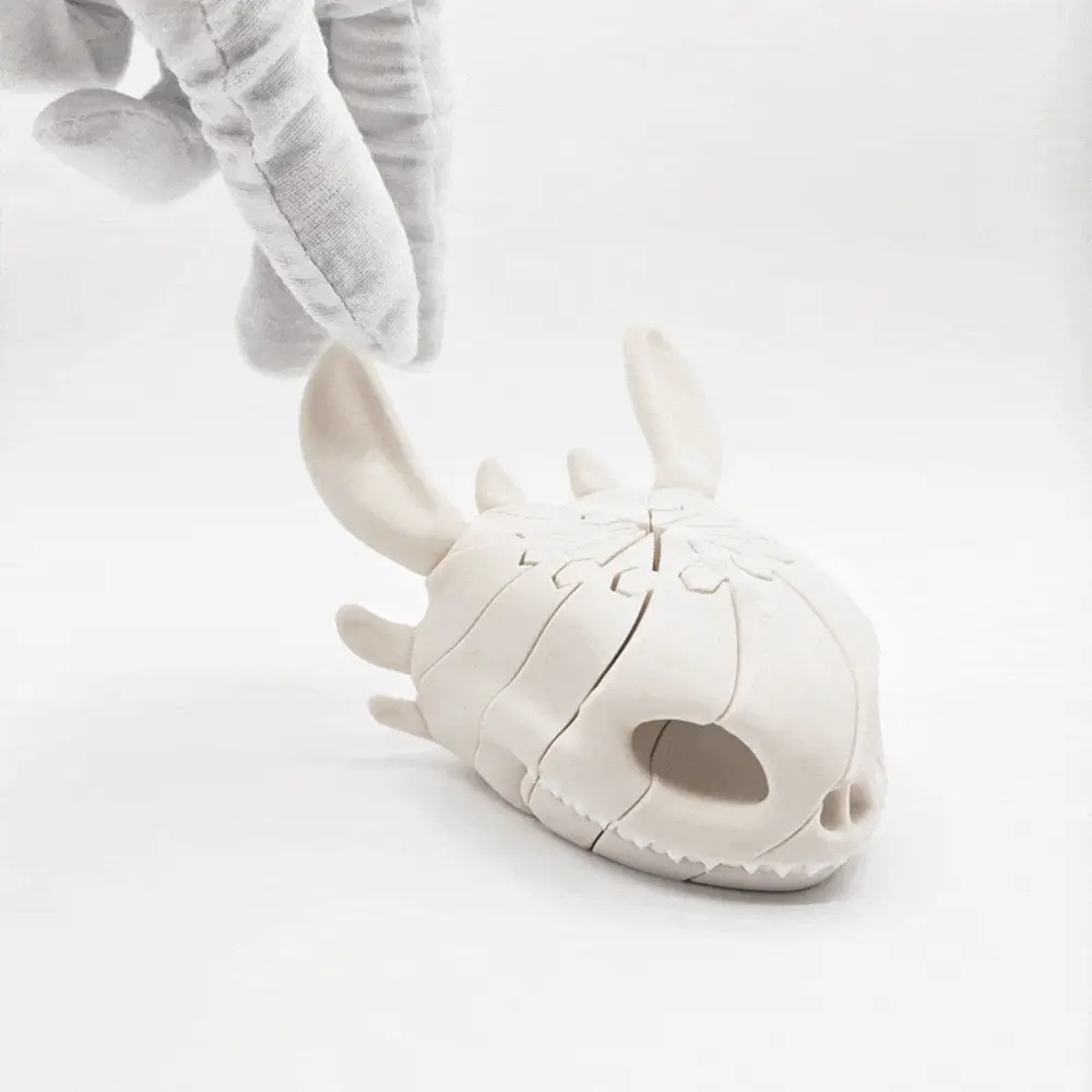 Toothless Dragon Skull Twist Fidget