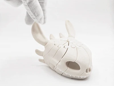Toothless Dragon Skull Twist Fidget