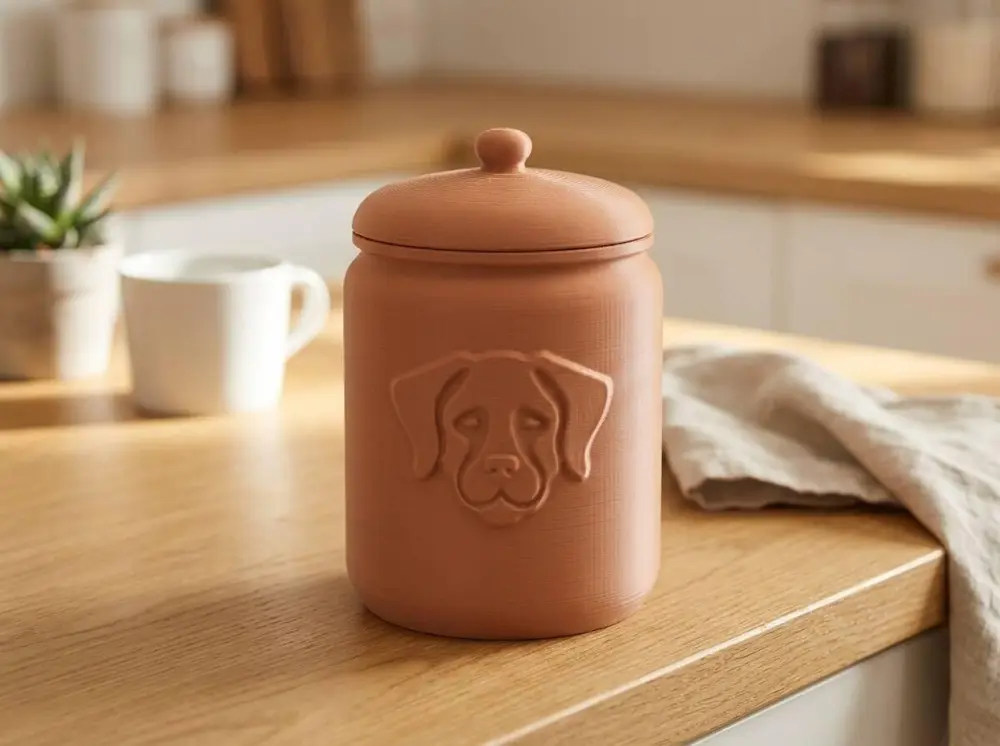 Dog Treats Jar with Lid