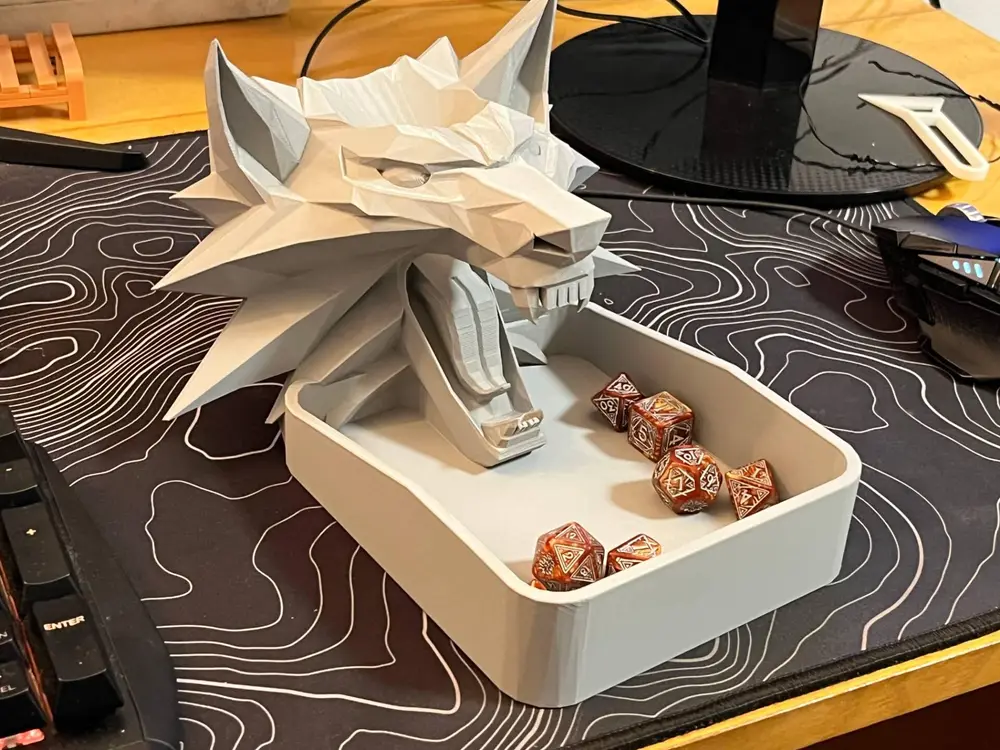 THE WITCHER DICE TOWER for DnD in PLA