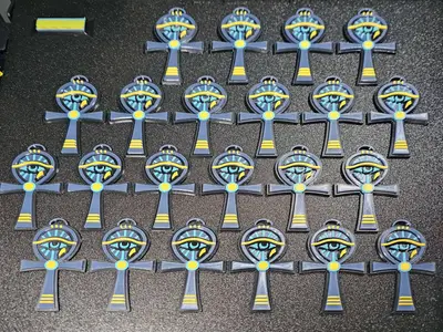 Ankh Keychain - key of life - ancient Egyptian hieroglyphic