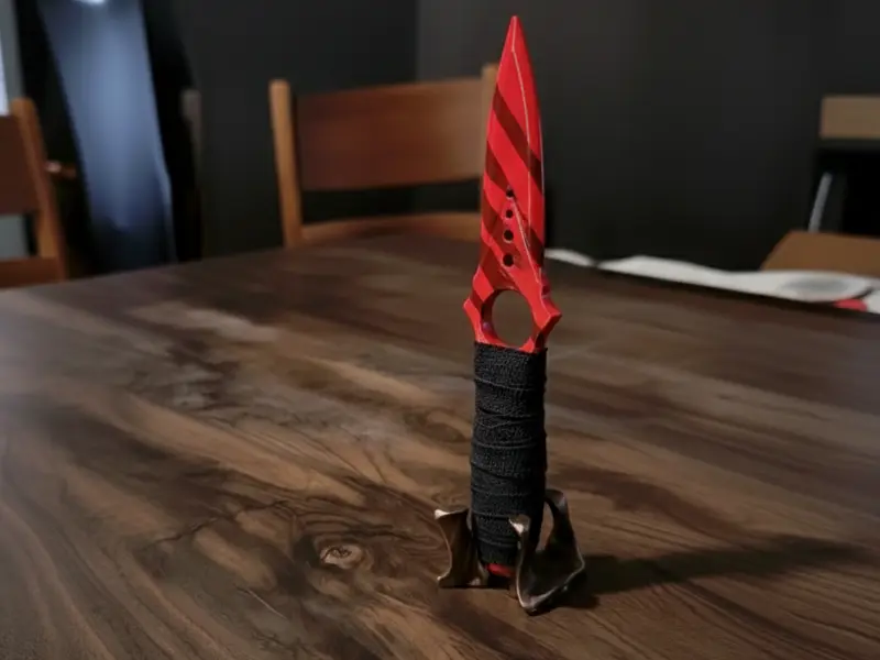 CS2 Skeleton Knife – 3D Model Inspired by CS2